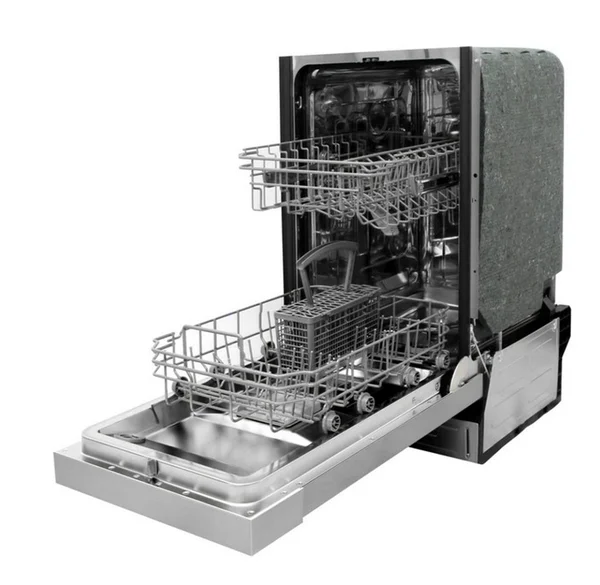 Sunpentown Sd-9254ss 18 in. Energy Star Built-in Dishwasher with Heated Drying - Stainless Steel, 32.4 x 17.6 x 22.6 in