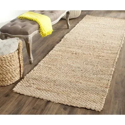 Jeremy Handwoven Flatweave Natural Area Rug Rug Size: Runner 2&6x22 x 8&