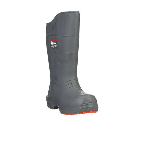 Tingley 28259 Rubber Boot - men's, 13, knee, gray, pr