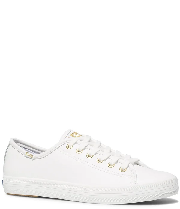 Keds Kickstart Women's Leather Sneakers - Size: 8, White