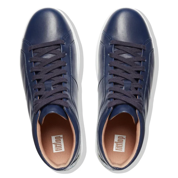 Fitflop Women's Rally Glitter High-Top Sneakers - Blue
