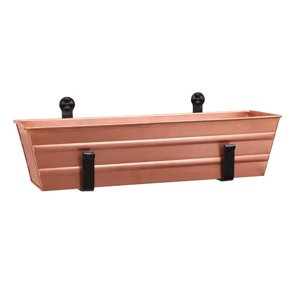 Achla C08C-WM Flower Box with Wall Brackets Copper - Small