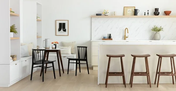 Solid Walnut Counter Stool - Article Esse Modern Furniture