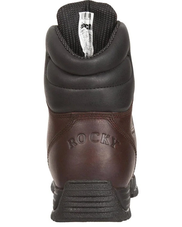 Rocky Men's 8 in. MobiLite Steel Toe Boot - Dark Brown