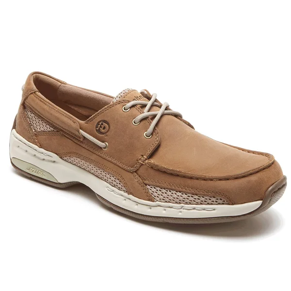 Dunham Men's Captain Boat Shoe Tan - 15, D