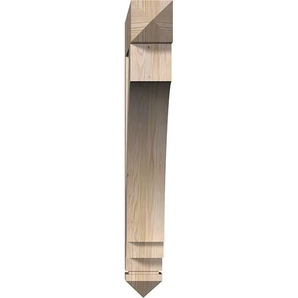 Ekena Millwork BKT06X42X42IMP03SDF 5 1/2x22W x 42x22D x 42x22H Imperial Arts & Crafts Smooth BRACKET, Douglas Fir