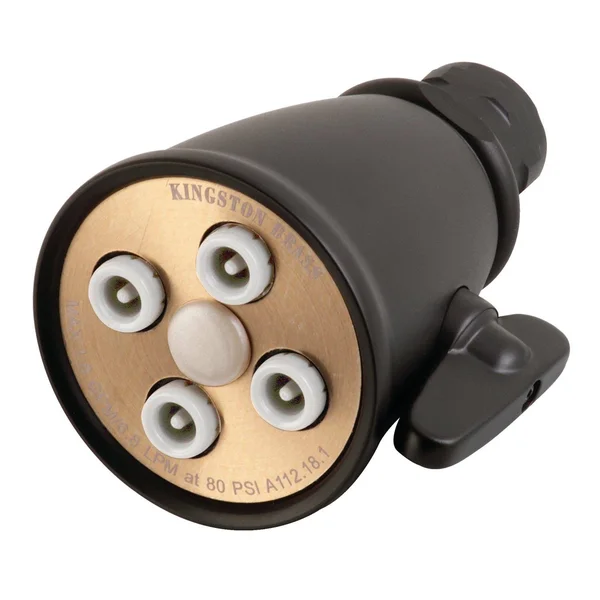 Kingston Brass K137A0MB Victorian Jet Spray Shower Head, Matte Black