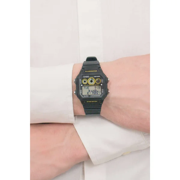 Casio Black Digital Men Watch Ae-1300wh-1avef