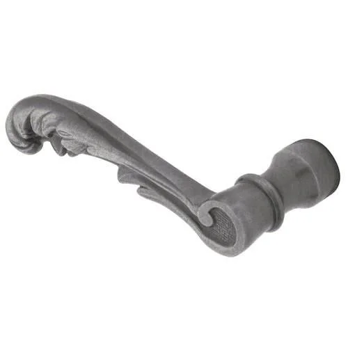 Baldwin 5121.LMR Single Left Hand Estate Lever Minus Rosettes Satin Nickel