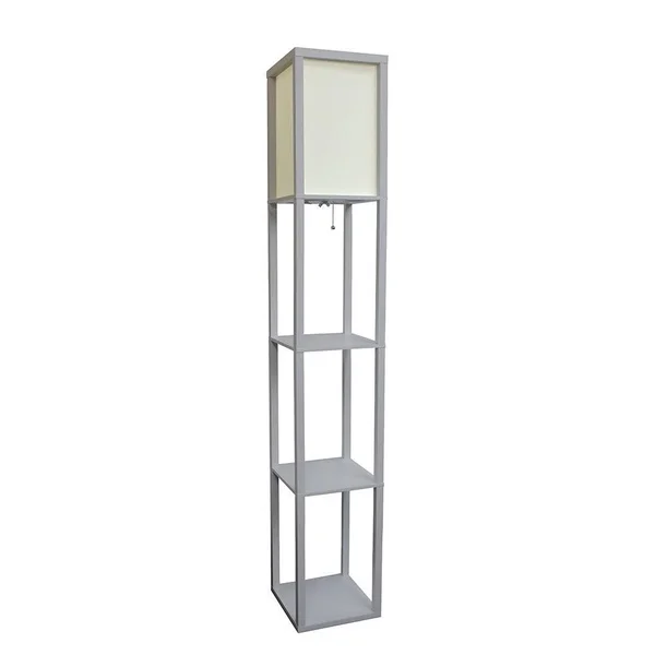 Porch & den Delano Douglas Floor Lamp Etagere Organizer Storage Shelf