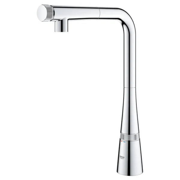 Grohe 31559002 Ladylux SmartControl Pull-Out Dual Spray Kitchen Faucet - Starlight Chrome