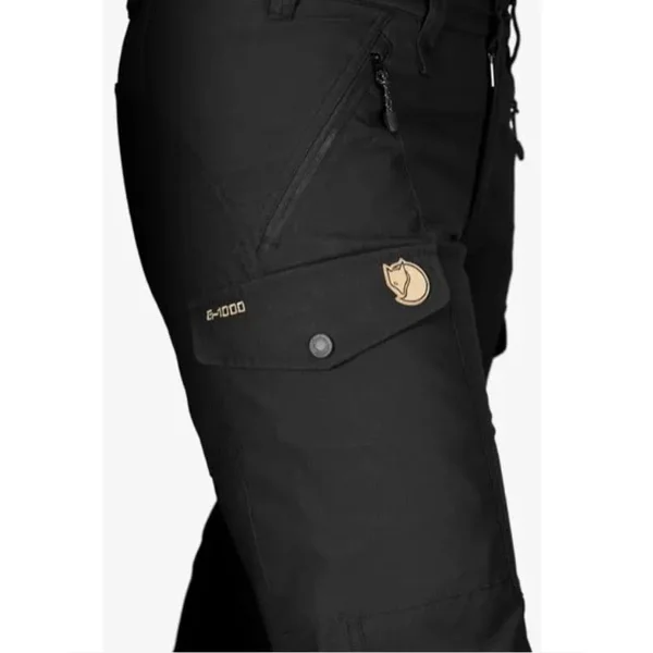 Fjallraven - Women's Nikka Curved Trousers, Black, 42