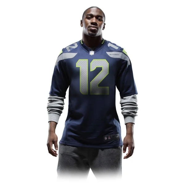 12s Seattle Seahawks Nike Game Jersey - College Navy