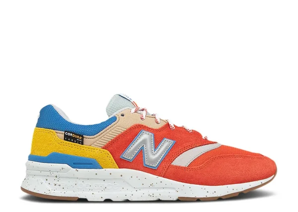 New Balance 997H Men's Classics Shoes - Red/Yellow (Size 11)