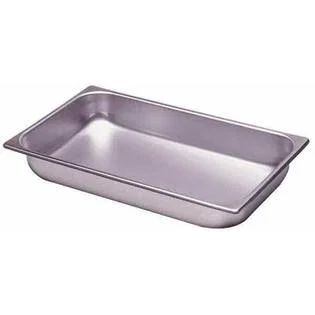 Vollrath Rectangular - Chrome Stainless Steel Food Pan 4x22 High x 4.3x22 Wide x 6...