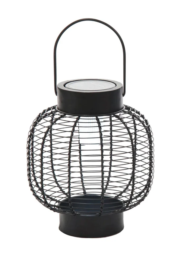 Transpac Small Metal Solar Lantern