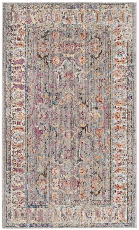 Safavieh 4& x 6& Bristol BTL362A Grey, Light Grey Rug