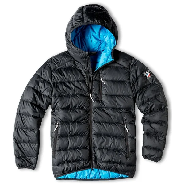 Chamonix Pace Hooded Down Jacket Black Mens