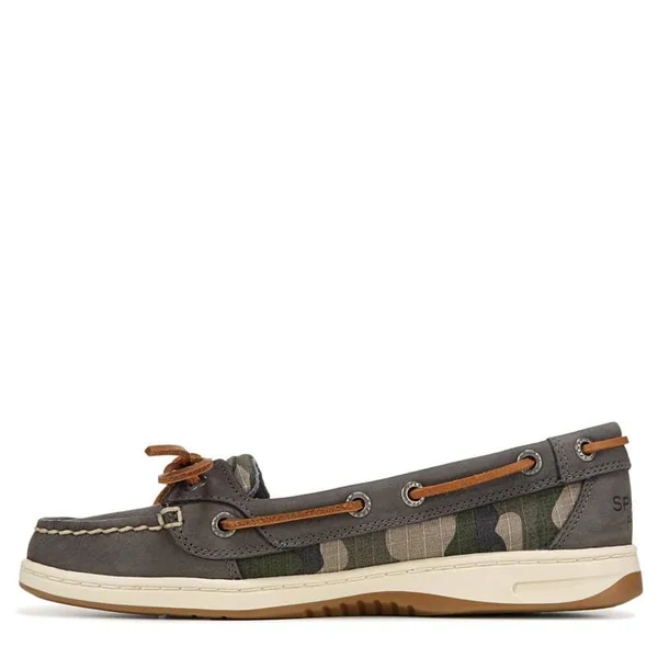 Sperry Women's Angelfish Camo Boat Shoes - Dark Grey - 7.5M