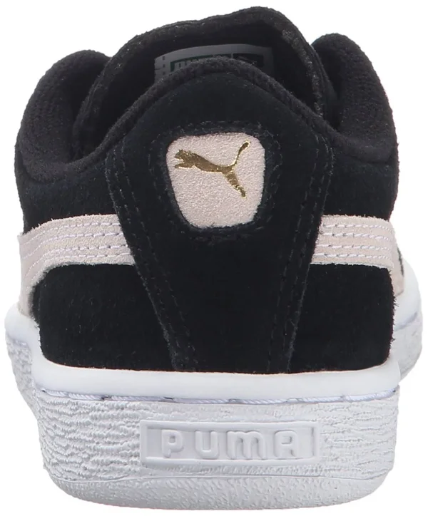 Puma Suede Little Kids& Shoes, Black/White, 13.5