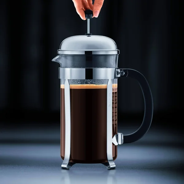 Bodum Chambord 12-Cup French Press Coffeemaker, Chrome