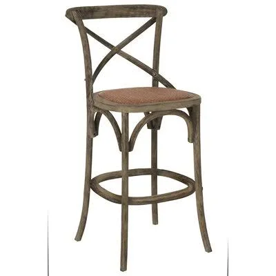 Elanore Bar & Counter Stool Greyleigh Seat Height: Bar Stool (29.5x22 Seat Height) - Color: Weathered Grey