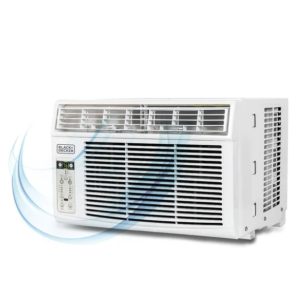 Black & Decker 14 - 500 BTU Window Air Conditioner with Remote, White