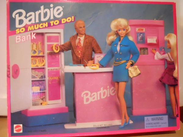 Bank So Much to Do Barbie 1995