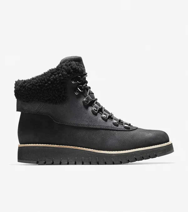 Cole Haan Zerogrand Explorer Hiker Women's Boots Black Leather : 8 B