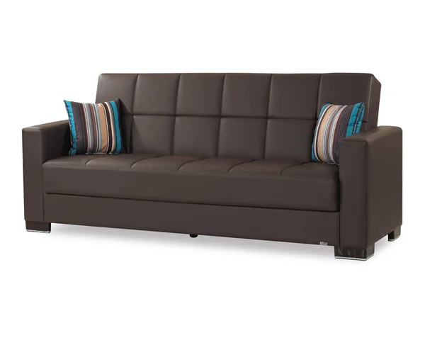 Casamode Armada Sofa Brown PU Leatherette