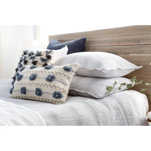 Pom Pom at Home Nantucket Sham - Size Standard - Grey
