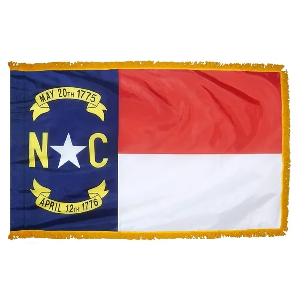 Annin Nylon North Carolina Indoor State Flag, 3 x 5 ft