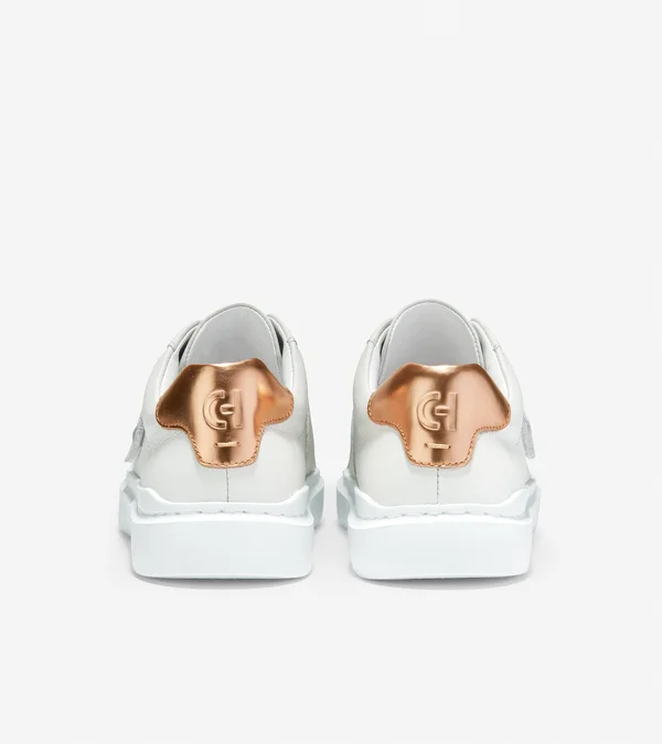 Cole Haan Grandpro Rally Velcro Leather Sneaker - White, 11