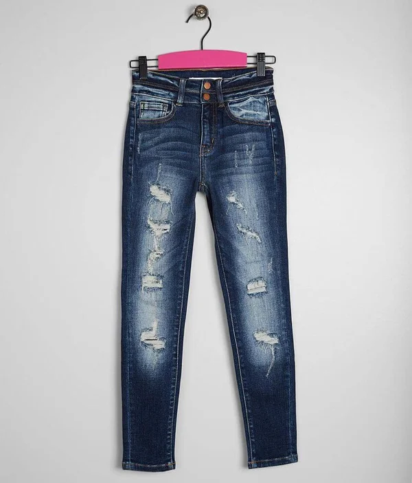 Kancan Signature High Rise Skinny Stretch Jean - Blue 12
