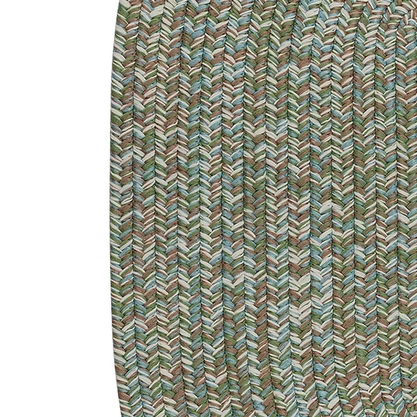 Colonial Mills Farmstand Seagrass Tweed Area Rug - 3& x 5& Oval, Green