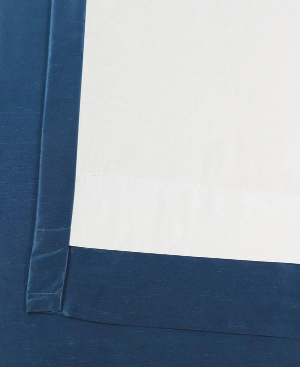 Exclusive Fabrics Vintage Textured Faux Dupioni Silk Curtain PANEL - Size: 50 x 84, Blue