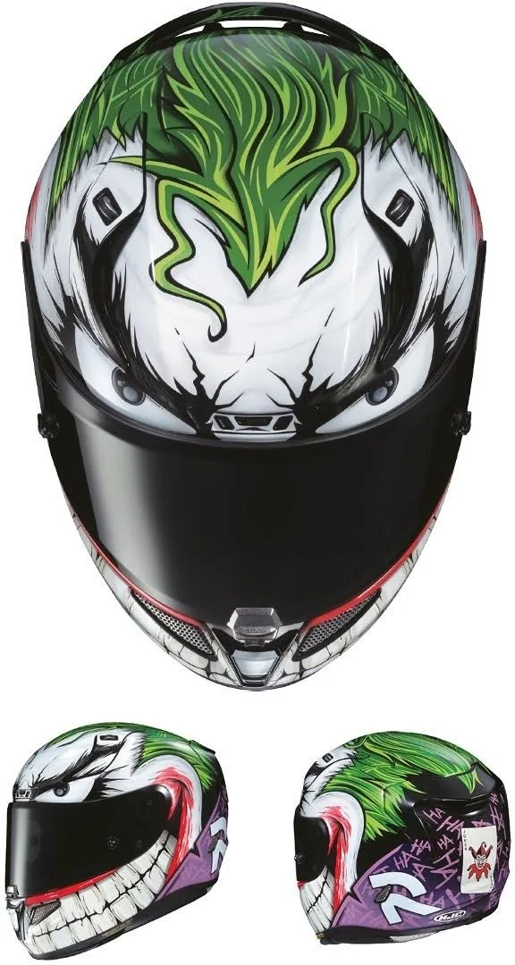 HJC RPHA 11 Joker DC Comics Helmet Size M