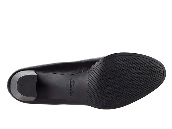 Clarks Women's Kaylin60 Pump - Size: 8, Black Leather