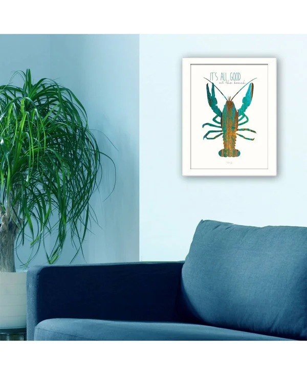 Trendy Decor 4U It's All Good at The Beach Printed Wall Art