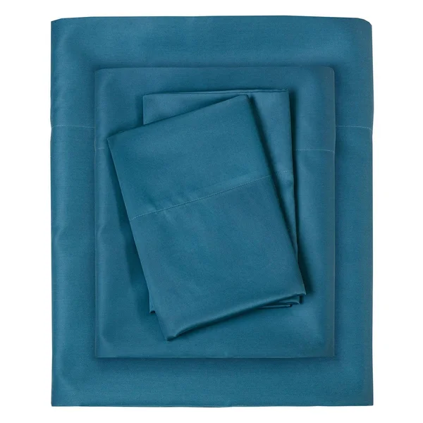Sleep Philosophy - 300TC Liquid Cotton Sheet Set - Teal - Full