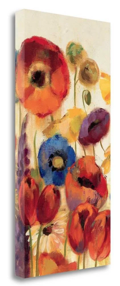 47x22 x 24x22 Joyful Garden Panel II Giclee on Gallery Wrap Canvas