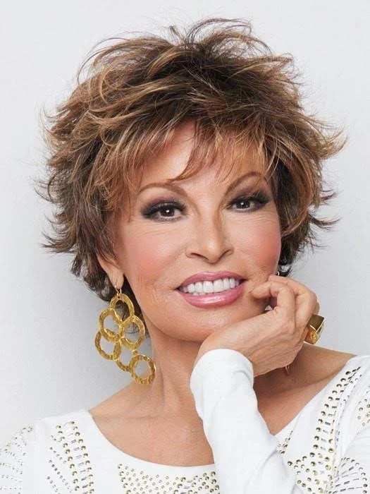 Raquel Welch Voltage Wig R9F26 Mocha Foil - Average