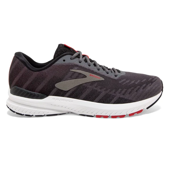 Brooks Ravenna 10 Ebony/Black/Red, Men's