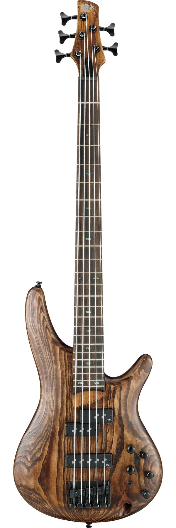 Ibanez SR655 5-String Electric Bass Guitar - Antique Brown Stained