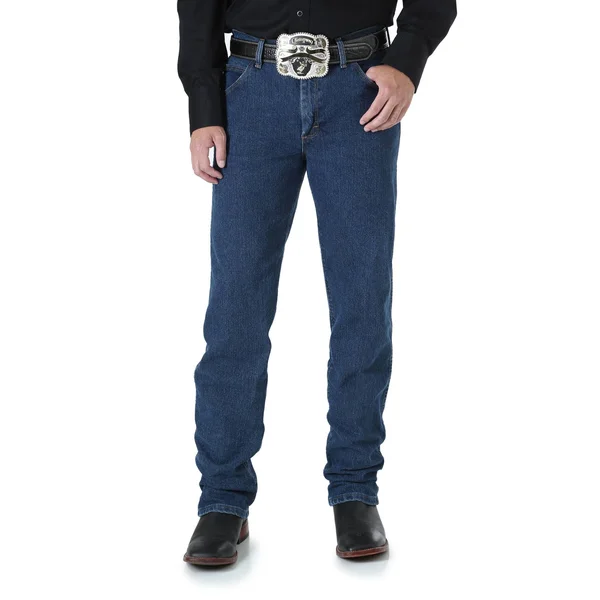 Wrangler Men's Premium Performance Advanced Comfort Mid Stone Jeans