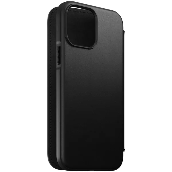 Nomad Modern Leather Folio - Rustic Brown, iPhone 13 Pro Max