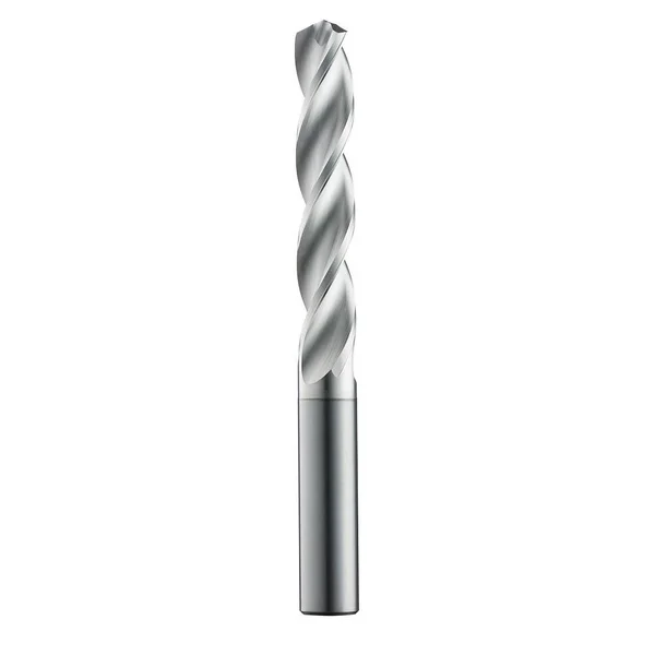 SGS 10.3mm 124° Helical Flute Solid Carbide Screw Machine Drill Bit - Uncoated - Right Hand Cut, 2.1654x22 Flute Length, 4.016x22