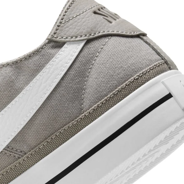 Nike Court Legacy Canvas Men's Shoes - Grey/White, Size: 8