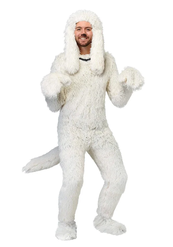 Fun World Costumes Shaggy Sheep Dog Costume, White, L