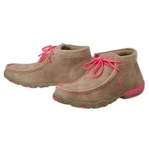 Twisted x Women's Driving Moccasins - 8.5 - Dusty Tan/Pink